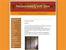 Tablet Screenshot of meubelmakerijvoszeist.nl